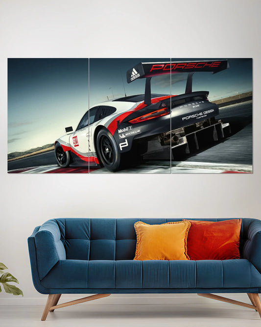 Porsche 911 GT3 R Racing Car Track