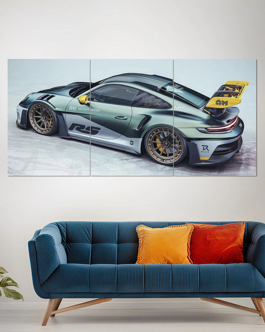 Porsche 911 GT3 RS Green & Yellow