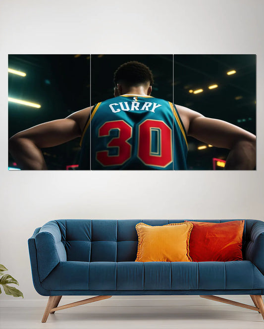 Stephen Curry Basketball Split Wall