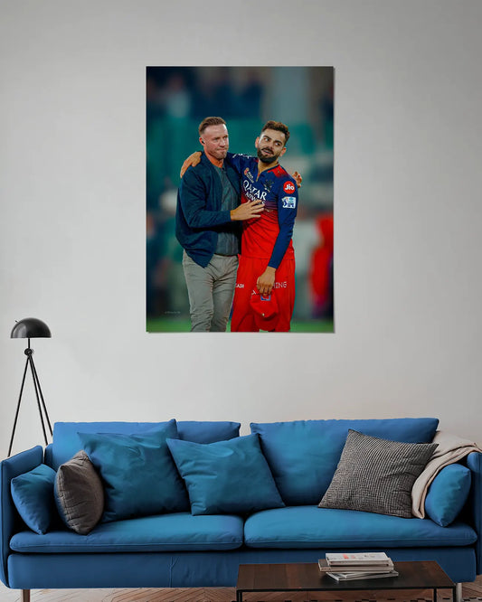 Virat Kohli & AB de Villiers Wall