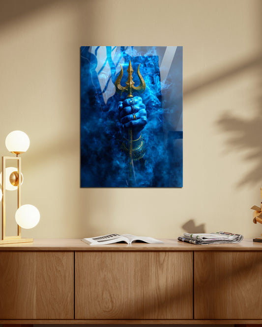 Bholenath | The Divine Trident | Metal Poster