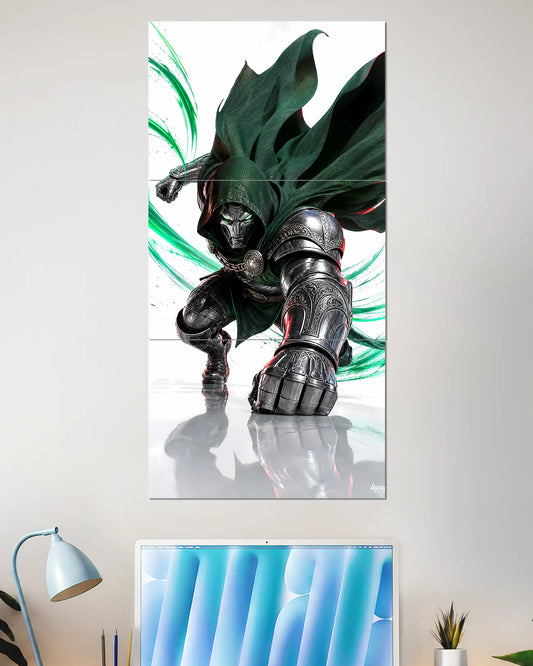 Doctor Doom Green Power Split Wall