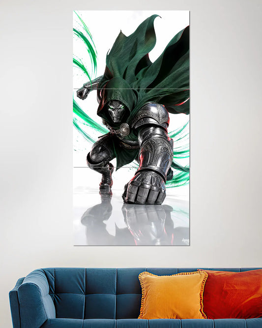 Doctor Doom Green Power Split Wall