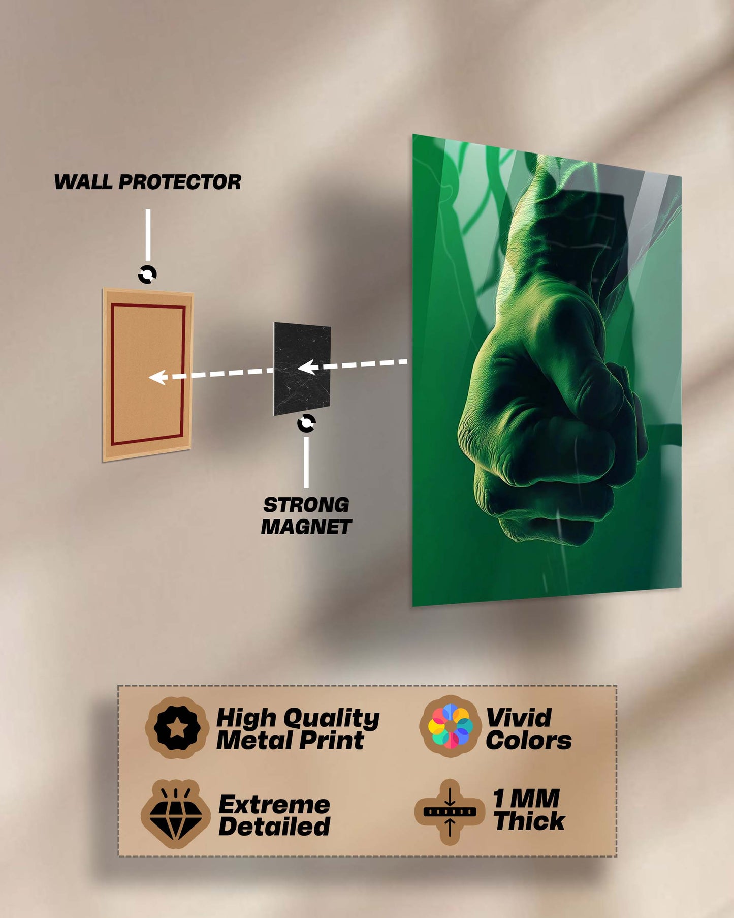 HULK POWER | metal Poster