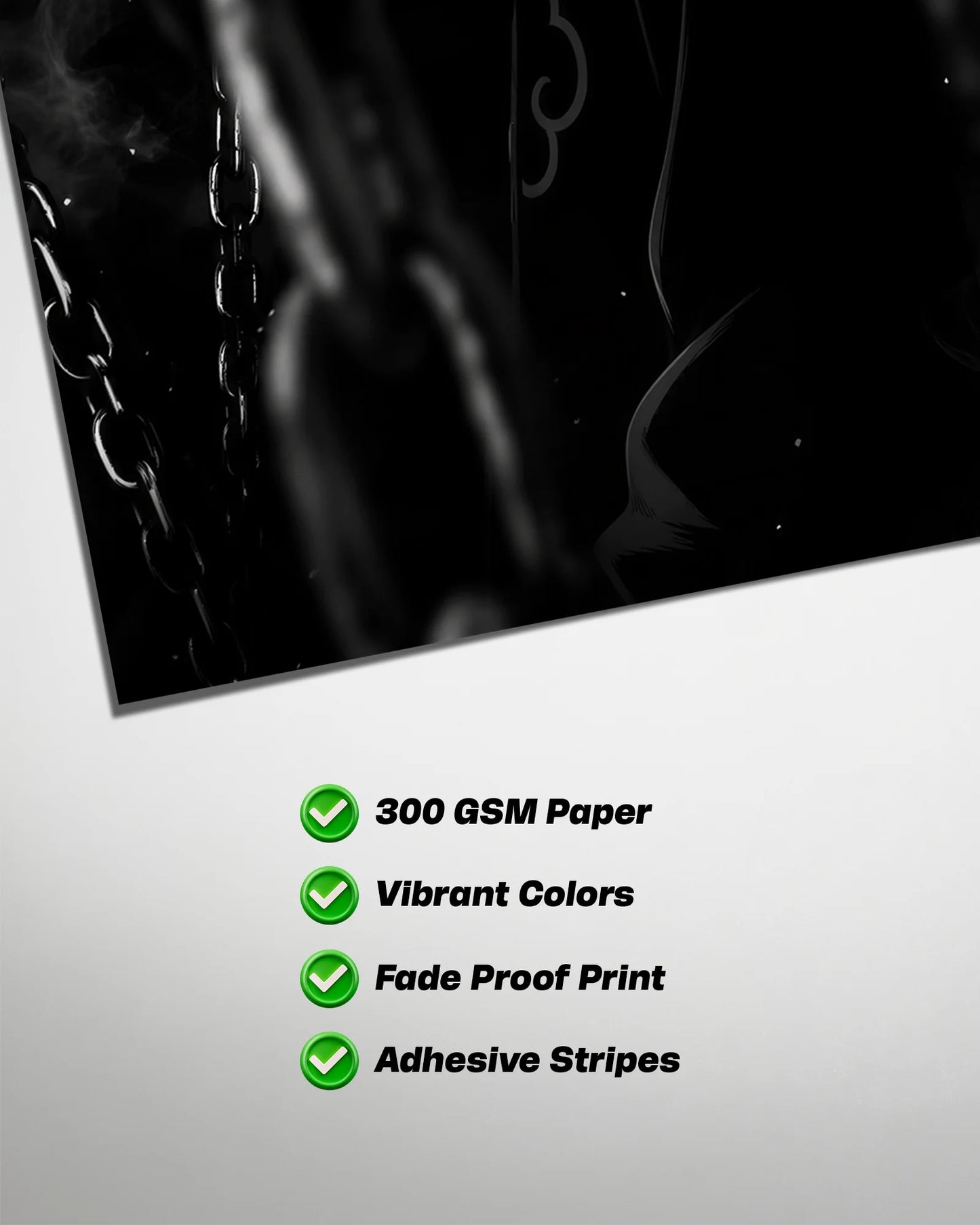 Pain Akatsuki Dark Aura Poster | Naruto Anime Wall Art