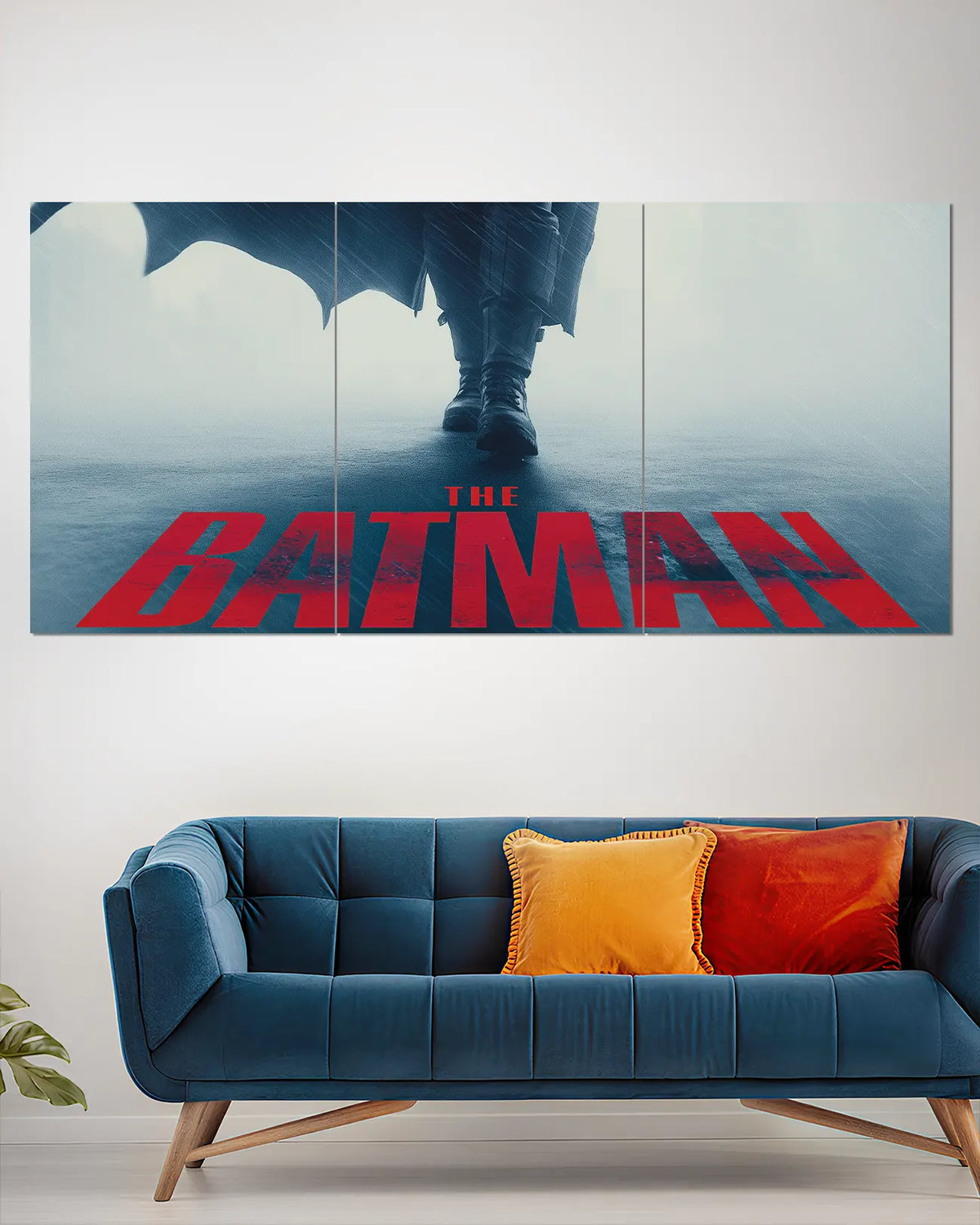 The Batman Split Wall Poster | Dark Knight DC Comics Movie Wall Art