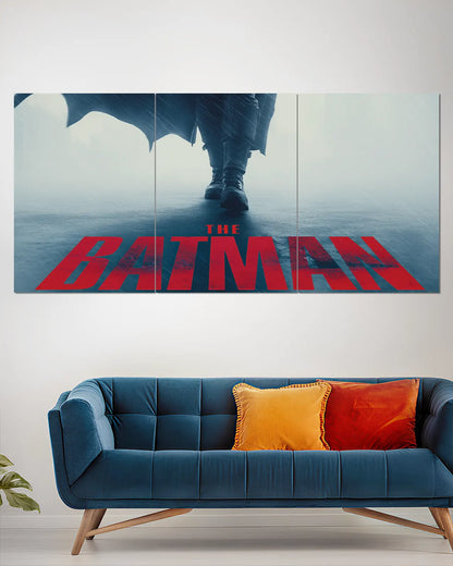 The Batman Split Wall Poster | Dark Knight DC Comics Movie Wall Art