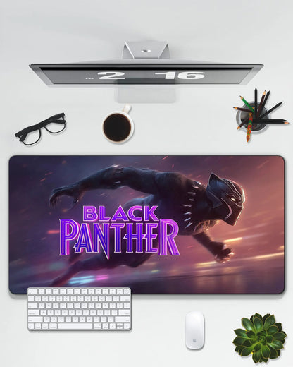 Black Panther Desk Mat | Marvel Superhero Extended Gaming & Office Mouse Pad