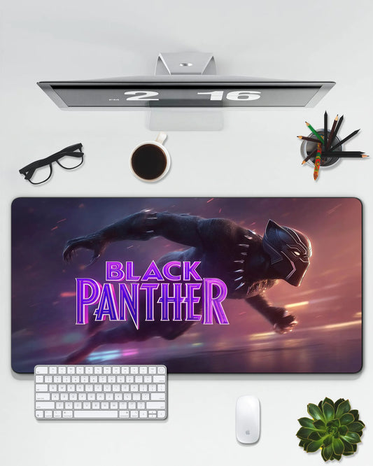Black Panther Desk Mat | Marvel Superhero Extended Gaming & Office Mouse Pad