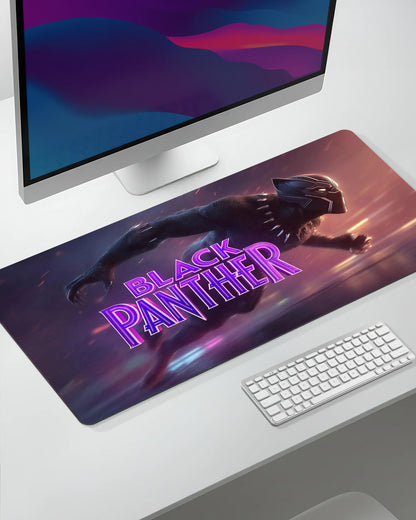 Black Panther Desk Mat | Marvel Superhero Extended Gaming & Office Mouse Pad