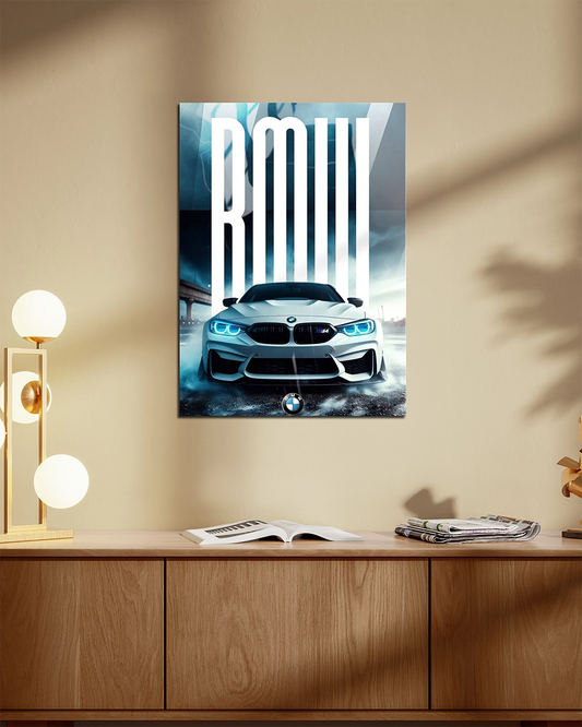 BMW M4 Metal Print | BMW M Series Performance Wall Art