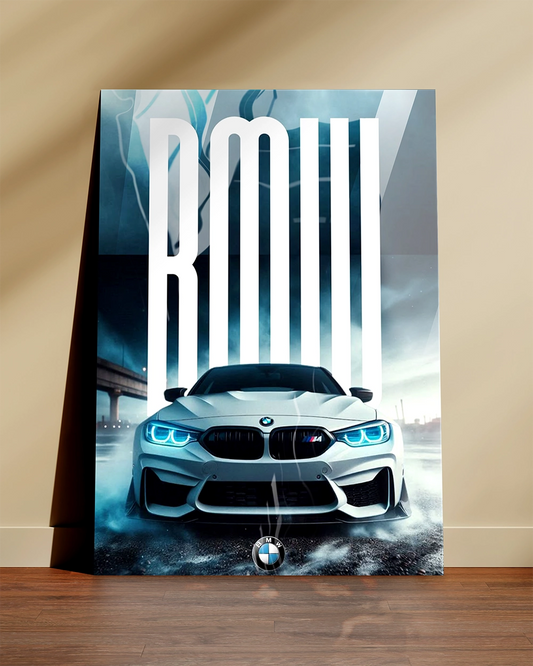 BMW M4 Metal Print | BMW M Series Performance Wall Art