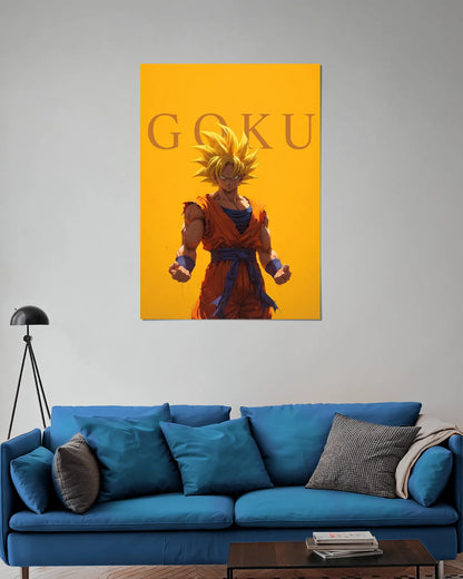 Goku Super Saiyan Wall Poster | Dragon Ball Z