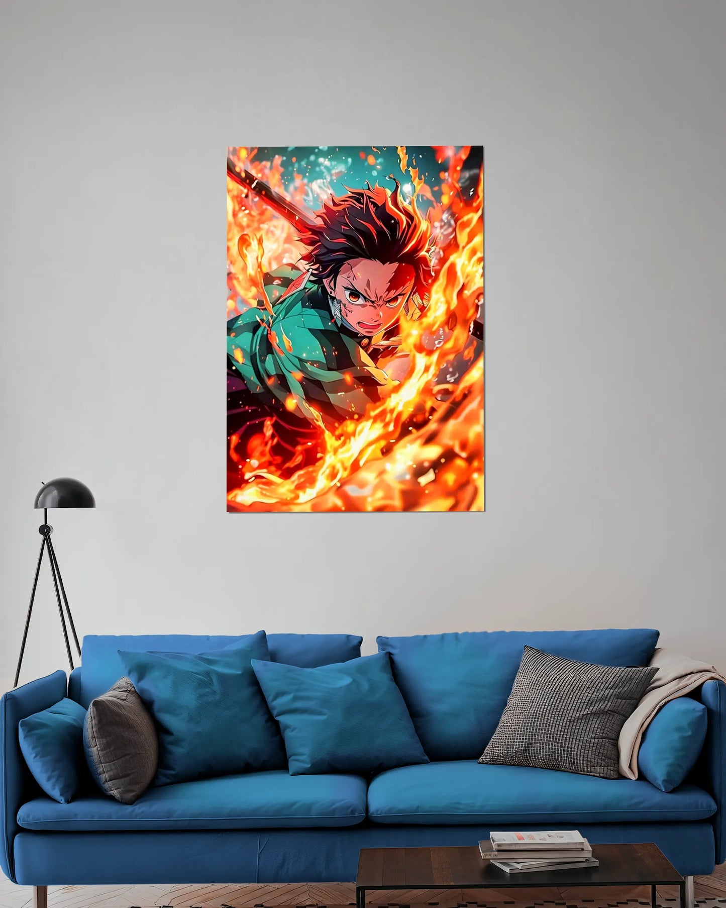 Tanjiro Flame Breathing Poster | Demon Slayer Anime Wall Art