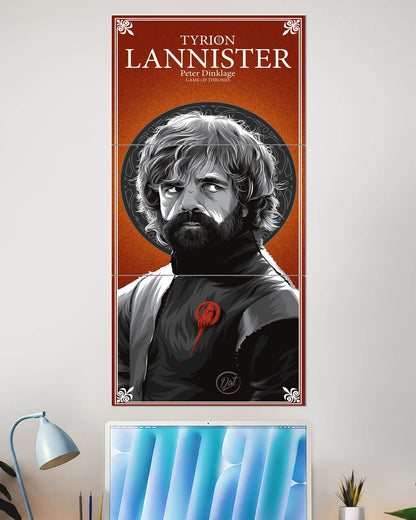 Game of Thrones Tyrion Lannister Split Wall Poster | Web Series Wall Art