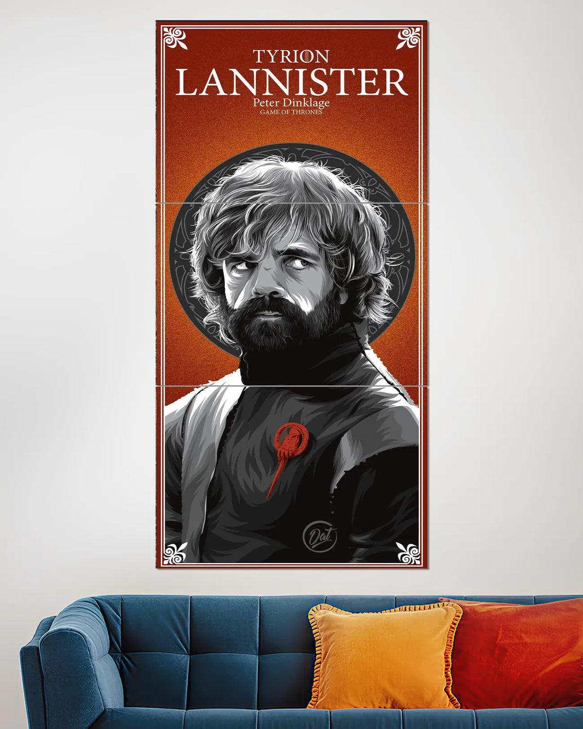 Game of Thrones Tyrion Lannister Split Wall Poster | Web Series Wall Art