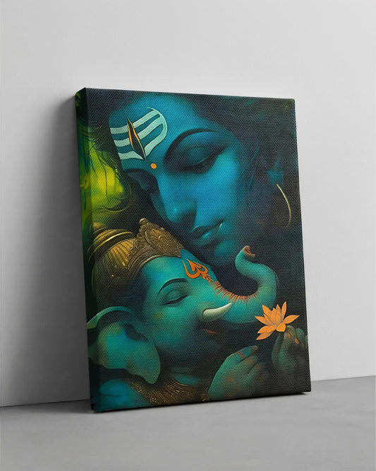 Lord Ganesha Canvas Print | Spiritual Wall Art