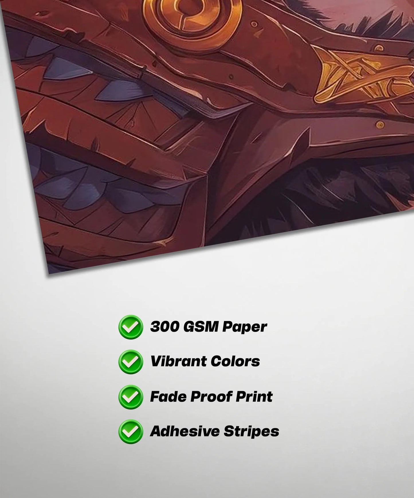 Kratos God of War Poster | Legendary Warrior Gaming Wall Art