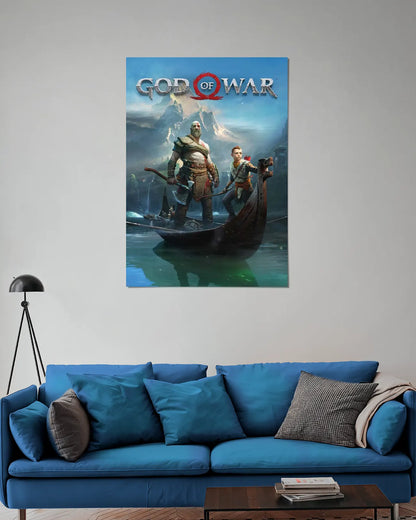 Kratos & Atreus God of War Wall Poster | Norse Adventure