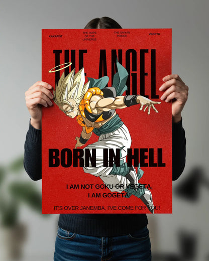 Gogeta Dragon Ball Z Wall Poster | Fusion Warrior