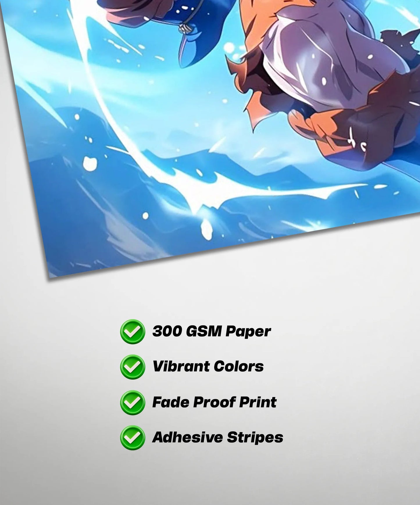 Goku Kamehameha Energy Poster | Dragon Ball Anime Wall Art