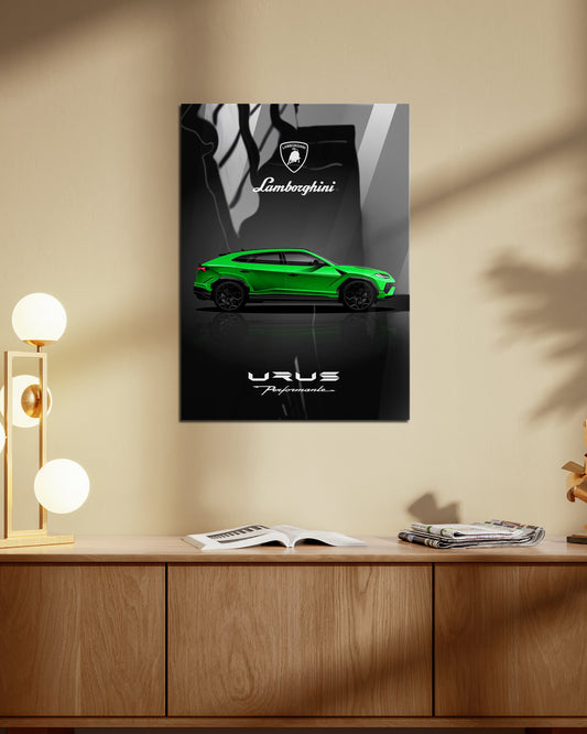 Lamborghini Urus Poster Metal Print