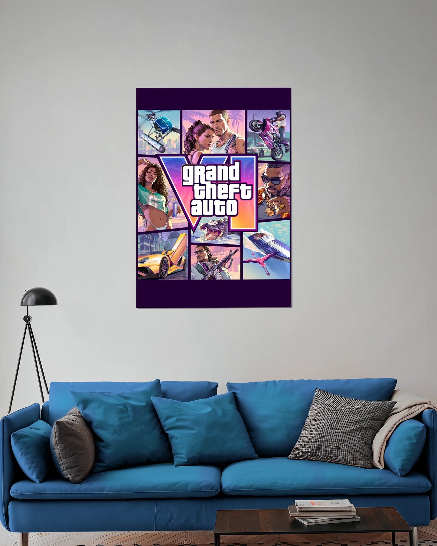 Grand Theft Auto VI Cover Art Poster | GTA VI cover art
