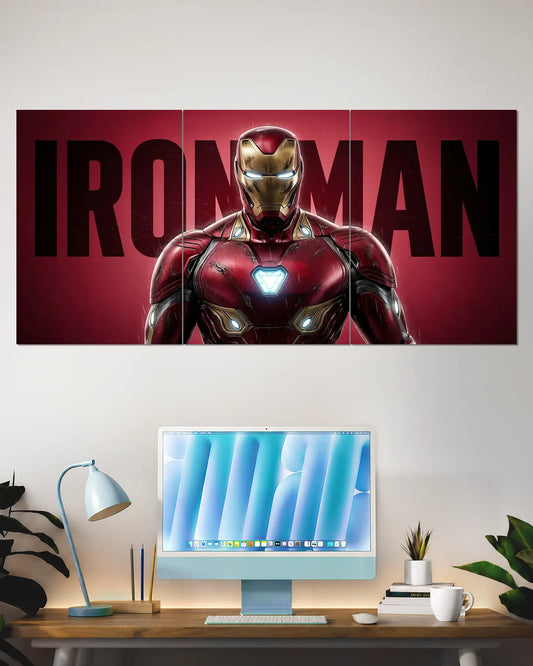 Iron Man Arc Reactor Power Split Wall Poster