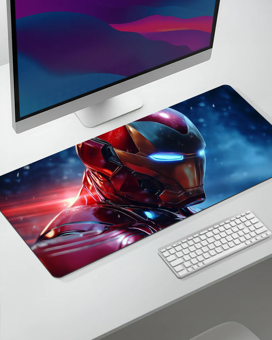 Iron Man Desk Mat | Marvel Superhero Extended Gaming & Office Mouse Pad