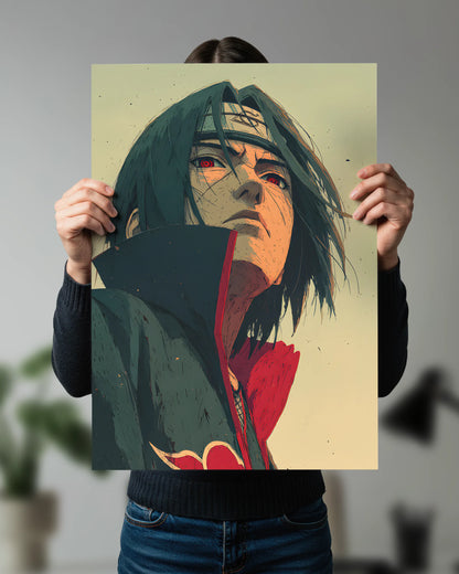 Itachi Uchiha Akatsuki Poster | Naruto Anime Wall Art