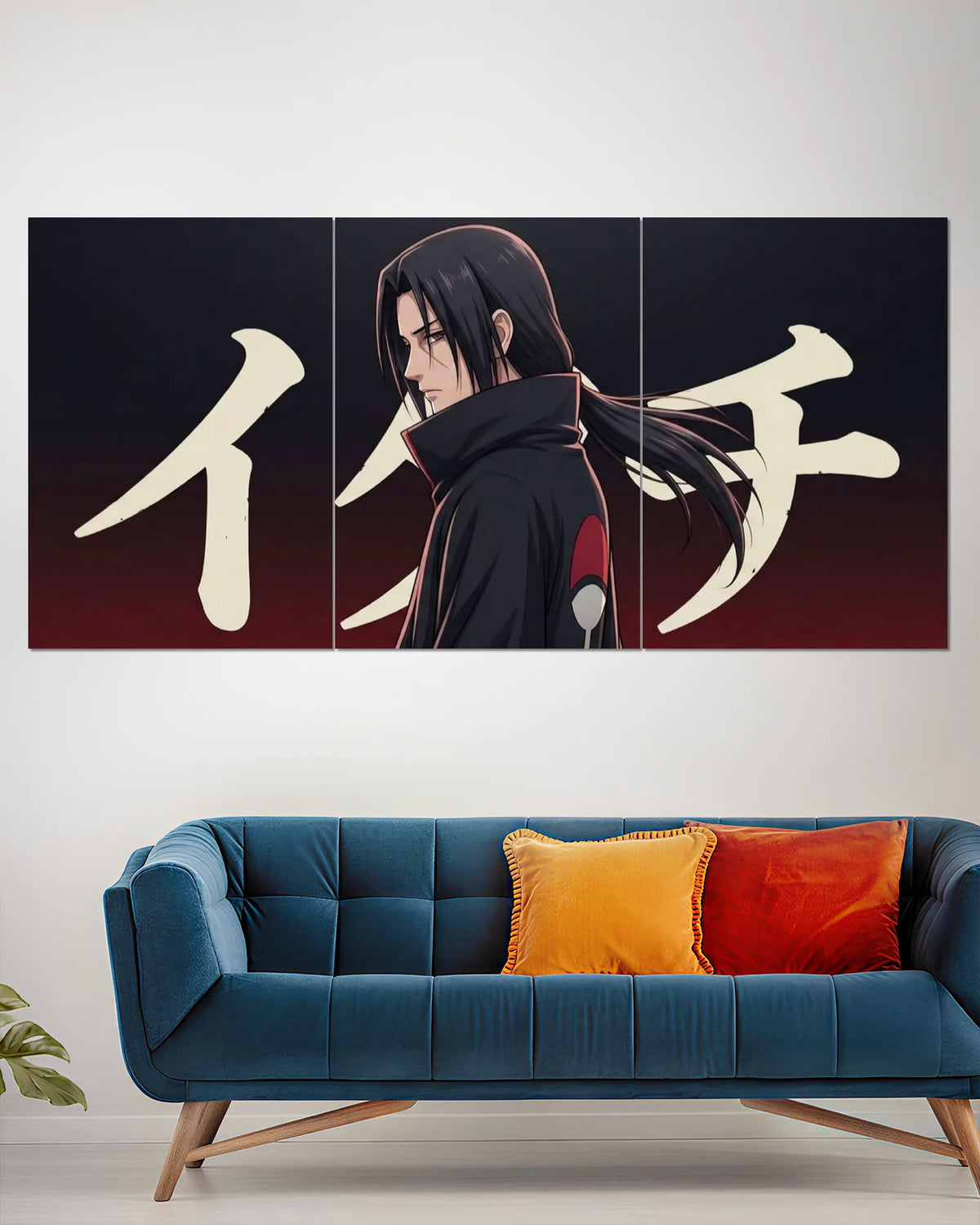 Itachi Uchiha Naruto Split Wall Poster | Akatsuki Anime Wall Art