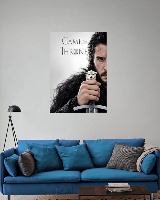 Jon Snow Longclaw Poster | Game of Thrones Premium Wall Art
