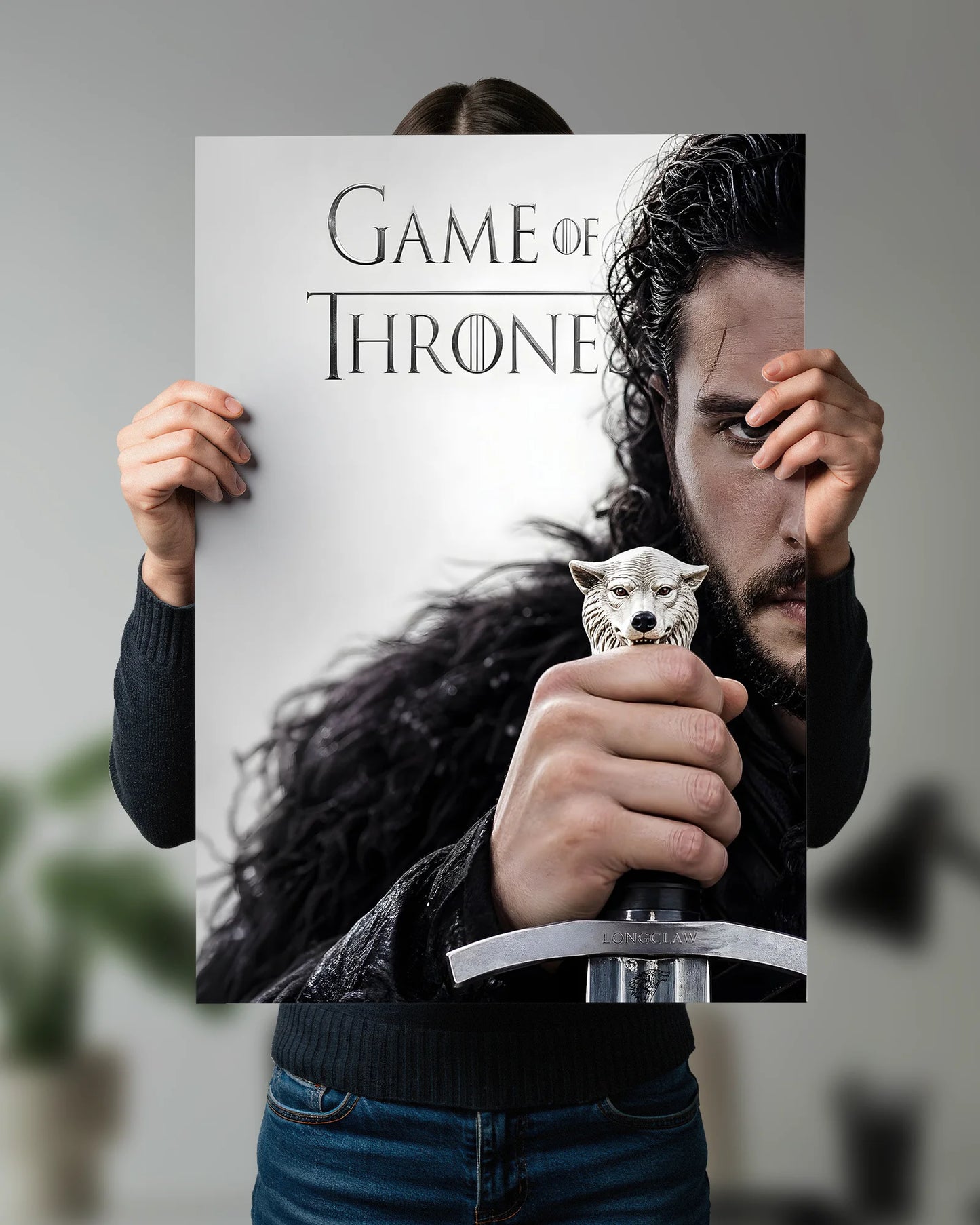 Jon Snow Longclaw Poster | Game of Thrones Premium Wall Art