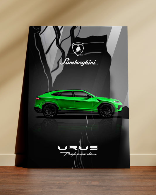 Lamborghini Urus Poster Metal Print