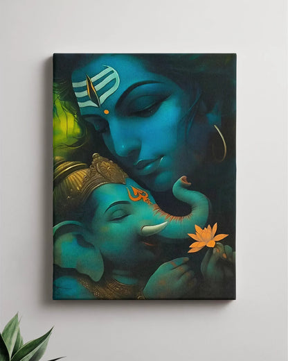 Lord Ganesha Canvas Print | Spiritual Wall Art