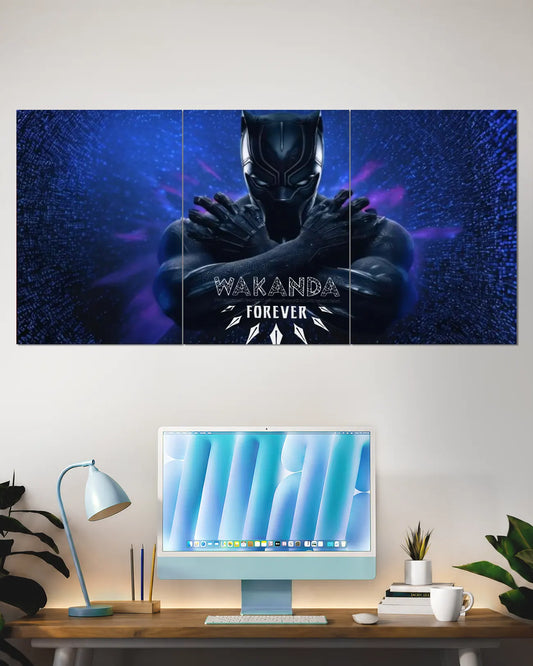 Black Panther Wakanda Forever Split Wall Poster