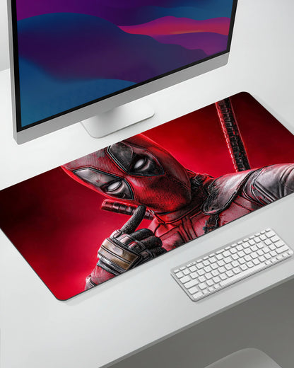 Deadpool Desk Mat | Marvel Superhero Extended Gaming Pad