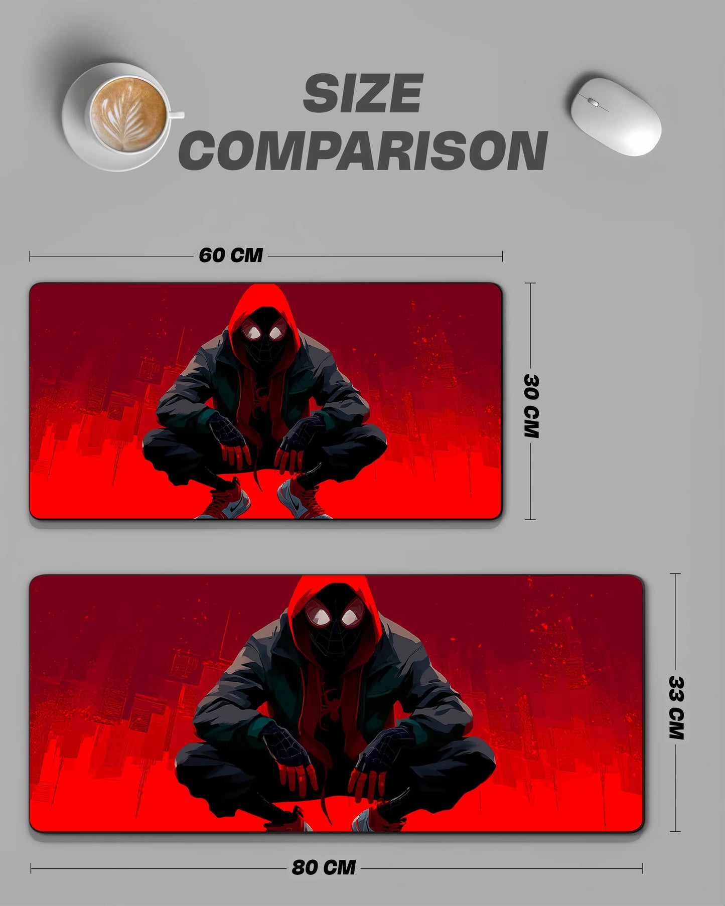 Miles Morales Desk Mat | Spider-Verse Extended Gaming & Office Mouse Pad