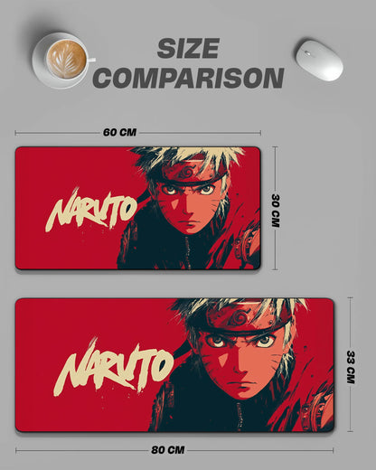 Naruto Uzumaki Desk Mat | Naruto Anime Extended Gaming & Office Mouse Pad