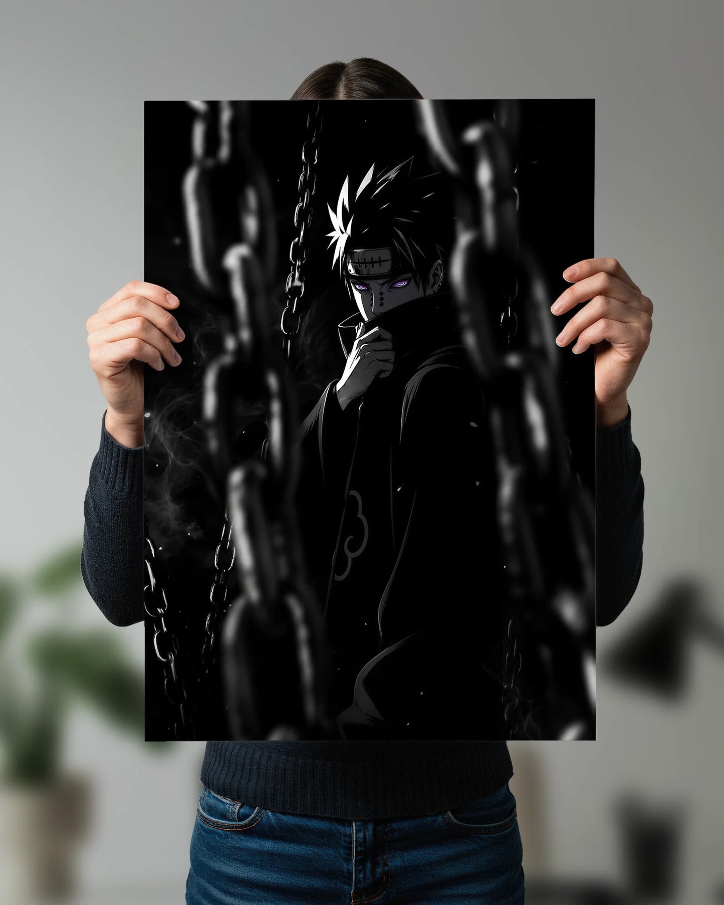 Pain Akatsuki Dark Aura Poster | Naruto Anime Wall Art