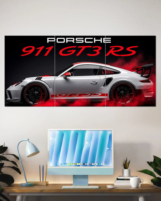 Porsche 911 GT3 RS Racing Split Wall