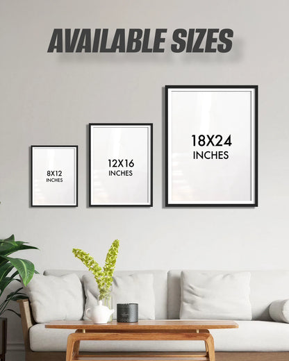 Creative Mode Framed Poster | Colorful Modern Wall Art