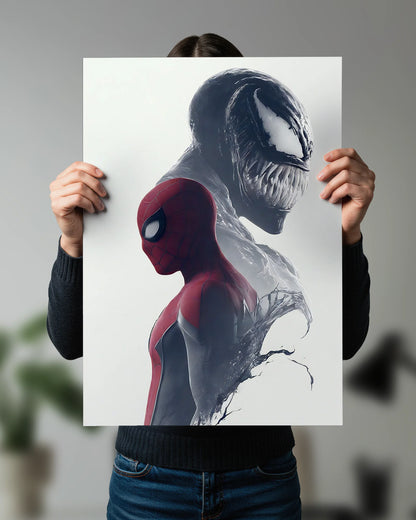 Spider-Man vs Venom Poster | Marvel Wall Art