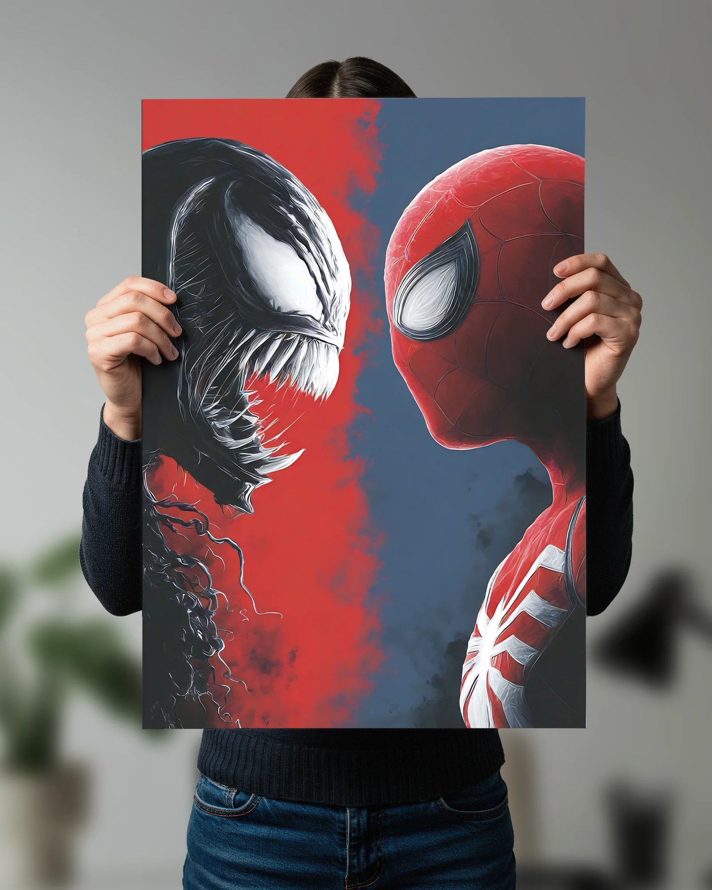 Venom vs Spider-Man Marvel Wall Art