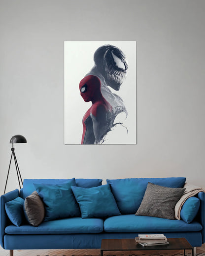 Spider-Man vs Venom Poster | Marvel Wall Art