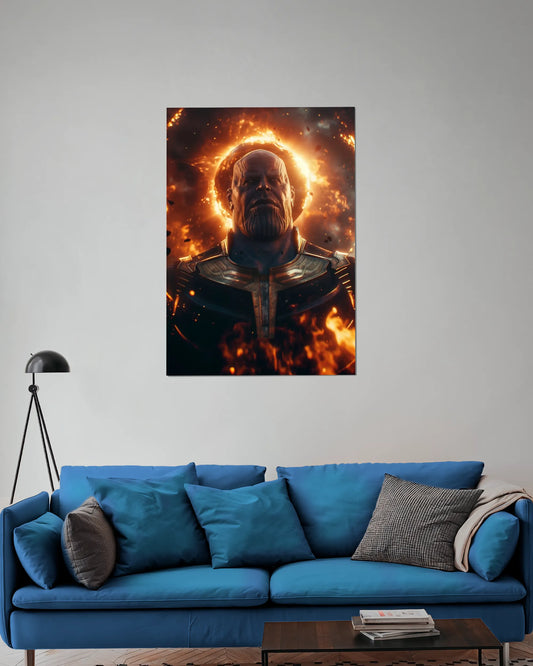 Thanos Infinity Eclipse Poster | Marvel Villain Wall Art