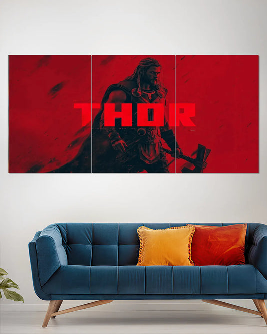 Thor God of Thunder Split Wall Poster