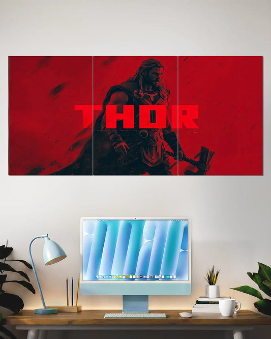 Thor God of Thunder Split Wall Poster